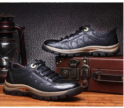 🔥HOT SALE🎁--70% OFF 🎉MEN'S CASUAL HAND STITCHING LEATHER ARC SUPPORT SHOES