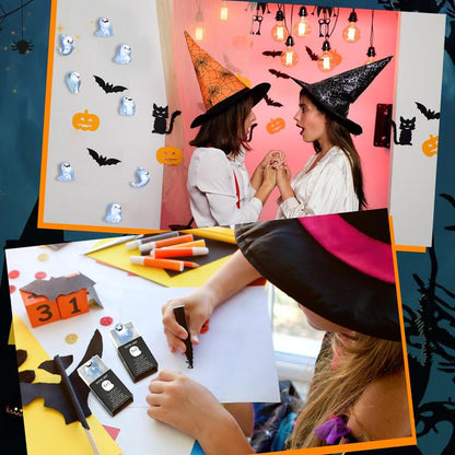 🎃Halloween Sale👻Glow in the Dark Mini Ghost Figures with Box